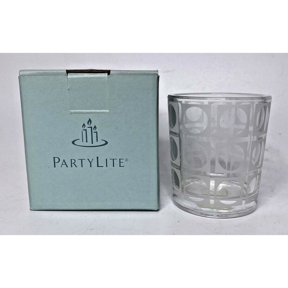 PartyLite Retro Lamp Replacement Glass Retired NIB P14D/P8364G